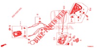 TUERSCHLOESSER, HINTEN/AEUSSERER GRIFF  für Honda CIVIC 1.4 S 5 Türen 6 gang-Schaltgetriebe 2016