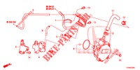 EINBAULEITUNG/UNTERDRUCKPUMPE (DIESEL) für Honda CIVIC DIESEL 1.6 EXECUTIVE NAVI EDITION X 5 Türen 6 gang-Schaltgetriebe 2016