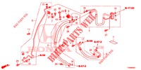 KLIMAANLAGE (FLEXIBLES/TUYAUX) (DIESEL) (LH) für Honda CIVIC DIESEL 1.6 EXECUTIVE NAVI EDITION X 5 Türen 6 gang-Schaltgetriebe 2016