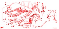 KOTFLUEGEL, VORNE  für Honda CIVIC DIESEL 1.6 EXECUTIVE NAVI EDITION X 5 Türen 6 gang-Schaltgetriebe 2016