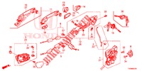 TUERSCHLOESSER, VORNE/AEUSSERER GRIFF  für Honda CIVIC DIESEL 1.6 EXECUTIVE NAVI EDITION X 5 Türen 6 gang-Schaltgetriebe 2016