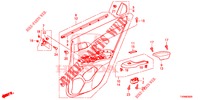 TUERVERKLEIDUNG, HINTEN(4D)  für Honda CIVIC DIESEL 1.6 EXECUTIVE NAVI EDITION X 5 Türen 6 gang-Schaltgetriebe 2016