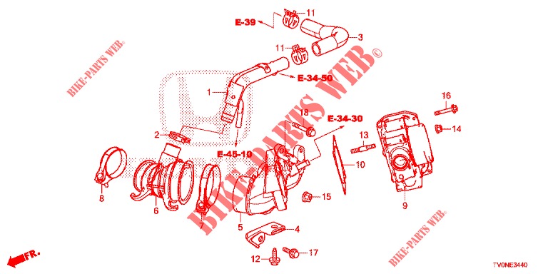 STEUERVENTILEINLASSDRUCK (DIESEL) für Honda CIVIC DIESEL 1.6 EXECUTIVE NAVI EDITION X 5 Türen 6 gang-Schaltgetriebe 2016