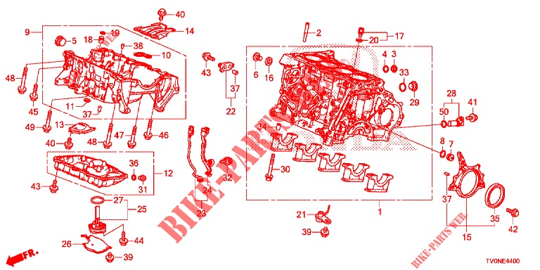 ZYLINDERBLOCK/OELWANNE (DIESEL) für Honda CIVIC DIESEL 1.6 EXECUTIVE NAVI EDITION X 5 Türen 6 gang-Schaltgetriebe 2016