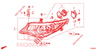 SCHEINWERFER (LED) für Honda CIVIC DIESEL 1.6 INNOVA NAVI 5 Türen 6 gang-Schaltgetriebe 2016