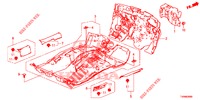 BODENMATTE/ISOLATOR  für Honda CIVIC DIESEL 1.6 LIFSTYLE 5 Türen 6 gang-Schaltgetriebe 2016