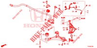 GELENK, VORNE  für Honda CIVIC DIESEL 1.6 LIFSTYLE 5 Türen 6 gang-Schaltgetriebe 2016