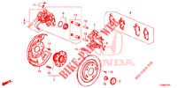 HINTERRAD BREMSTROMMEL  für Honda CIVIC DIESEL 1.6 LIFSTYLE 5 Türen 6 gang-Schaltgetriebe 2016