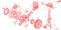 KURBELWELLE/KOLBEN (DIESEL) für Honda CIVIC DIESEL 1.6 LIFSTYLE 5 Türen 6 gang-Schaltgetriebe 2016
