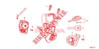 SCHLIESSZYLINDER KOMPONENTEN  für Honda CIVIC DIESEL 1.6 LIFSTYLE 5 Türen 6 gang-Schaltgetriebe 2016