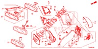 SPIEGEL/SCHIEBEDACH  für Honda CIVIC DIESEL 1.6 LIFSTYLE 5 Türen 6 gang-Schaltgetriebe 2016
