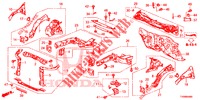 VORDERE TRENNWAND/STIRNWAND  für Honda CIVIC DIESEL 1.6 LIFSTYLE 5 Türen 6 gang-Schaltgetriebe 2016