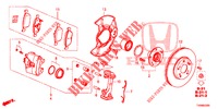 VORDERRADBREMSE  für Honda CIVIC DIESEL 1.6 LIFSTYLE 5 Türen 6 gang-Schaltgetriebe 2016