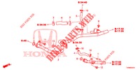 WASSERSCHLAUCH/HEIZUNGSSCHACHT (DIESEL) für Honda CIVIC DIESEL 1.6 LIFSTYLE 5 Türen 6 gang-Schaltgetriebe 2016