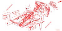 BODENMATTE/ISOLATOR  für Honda CIVIC DIESEL 1.6 S 5 Türen 6 gang-Schaltgetriebe 2016