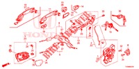 TUERSCHLOESSER, VORNE/AEUSSERER GRIFF  für Honda CIVIC DIESEL 1.6 S 5 Türen 6 gang-Schaltgetriebe 2016
