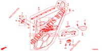 TUERVERKLEIDUNG, HINTEN(4D)  für Honda CIVIC DIESEL 1.6 S 5 Türen 6 gang-Schaltgetriebe 2016