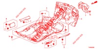 BODENMATTE/ISOLATOR  für Honda CIVIC 1.8 COMFORT 5 Türen 5 gang automatikgetriebe 2016