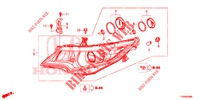 SCHEINWERFER  für Honda CIVIC 1.8 COMFORT 5 Türen 5 gang automatikgetriebe 2016