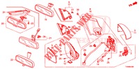 SPIEGEL/SCHIEBEDACH  für Honda CIVIC 1.8 COMFORT 5 Türen 5 gang automatikgetriebe 2016