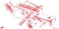 WINDSCHUTZSCHEIBENWISCHER (LH) für Honda CIVIC 1.8 COMFORT 5 Türen 5 gang automatikgetriebe 2016