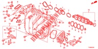 ANSAUGKRUEMMER (1.8L) für Honda CIVIC 1.8 ELEGANCE 5 Türen 5 gang automatikgetriebe 2016
