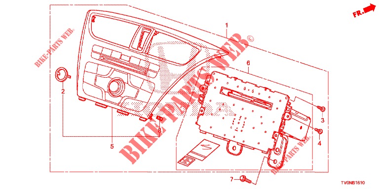 AUDIOEINHEIT (1) für Honda CIVIC 1.8 ELEGANCE 5 Türen 5 gang automatikgetriebe 2016