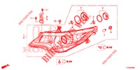 SCHEINWERFER  für Honda CIVIC 1.8 EXECUTIVE 5 Türen 6 gang-Schaltgetriebe 2016