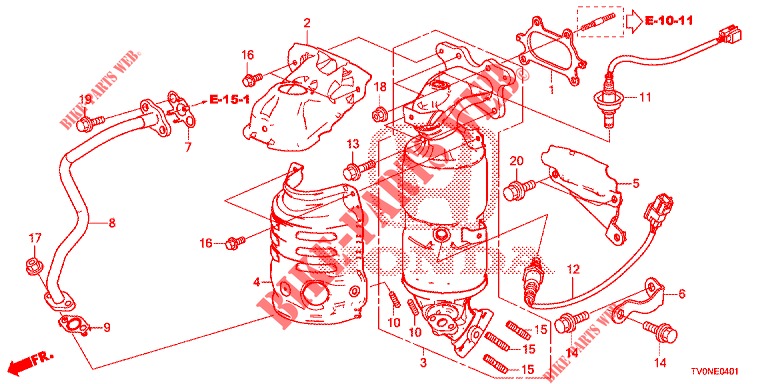 DREHMOMENTWANDLER (1.8L) für Honda CIVIC 1.8 EXECUTIVE 5 Türen 6 gang-Schaltgetriebe 2016