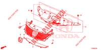 GRILL, VORNE/ZIERLEISTE  für Honda CIVIC 1.8 EXECUTIVE 5 Türen 6 gang-Schaltgetriebe 2016