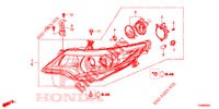 SCHEINWERFER (LED) für Honda CIVIC 1.8 EXECUTIVE 5 Türen 6 gang-Schaltgetriebe 2016