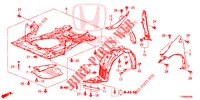 KOTFLUEGEL, VORNE  für Honda CIVIC 1.8 EXECUTIVE 5 Türen 5 gang automatikgetriebe 2016