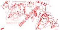 KOFFERRAUM SEITENVERKL.  für Honda CIVIC 1.8 LIFESTYLE 5 Türen 6 gang-Schaltgetriebe 2016