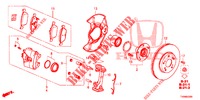 VORDERRADBREMSE  für Honda CIVIC 1.8 LIFESTYLE 5 Türen 6 gang-Schaltgetriebe 2016