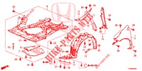KOTFLUEGEL, VORNE  für Honda CIVIC 1.8 S 5 Türen 6 gang-Schaltgetriebe 2016