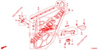 TUERVERKLEIDUNG, HINTEN(4D)  für Honda CIVIC 1.8 S 5 Türen 6 gang-Schaltgetriebe 2016