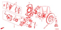 VORDERRADBREMSE  für Honda CIVIC 1.8 S 5 Türen 6 gang-Schaltgetriebe 2016