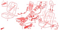 VORDERSITZ/SITZGURTE (D.) (LH) für Honda CIVIC 1.8 S 5 Türen 6 gang-Schaltgetriebe 2016