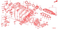 ANSAUGKRUEMMER (1.8L) für Honda CIVIC 1.8 S 5 Türen 5 gang automatikgetriebe 2016
