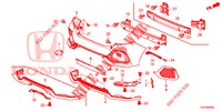 HINTERER STOSSFAENGER  für Honda CIVIC  1.0 S 5 Türen 6 gang-Schaltgetriebe 2017