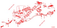 AUSPUFFROHR/SCHALLDAEMPFER (1.5L) (1) für Honda CIVIC 1.5 PRESTIGE 5 Türen 6 gang-Schaltgetriebe 2017