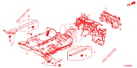 BODENMATTE/ISOLATOR  für Honda CIVIC 1.5 PRESTIGE 5 Türen 6 gang-Schaltgetriebe 2017