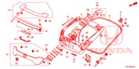 HECKKLAPPENPLATTE(2D)  für Honda CIVIC 1.5 PRESTIGE 5 Türen 6 gang-Schaltgetriebe 2017