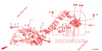 SCHALTHEBEL(MT)  für Honda CIVIC 1.5 PRESTIGE 5 Türen 6 gang-Schaltgetriebe 2017