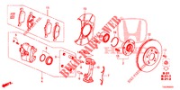 VORDERRADBREMSE (2) für Honda CIVIC 1.5 PRESTIGE 5 Türen 6 gang-Schaltgetriebe 2017