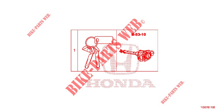 SCHLOSSZYLINDER (INTELLIGENT) für Honda CIVIC  1.5 PRESTIGE 5 Türen vollautomatische 2017