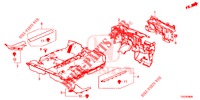 BODENMATTE/ISOLATOR  für Honda CIVIC 1.5 SPORT 5 Türen 6 gang-Schaltgetriebe 2017