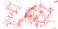 HECKKLAPPENPLATTE(2D)  für Honda CIVIC 1.5 SPORT 5 Türen 6 gang-Schaltgetriebe 2017