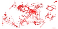 INSTRUMENT, ZIERSTUECK (COTE DE CONDUCTEUR) (LH) für Honda CIVIC 1.5 SPORT 5 Türen 6 gang-Schaltgetriebe 2017