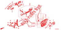 TUERSCHLOESSER, HINTEN/AEUSSERER GRIFF  für Honda CIVIC 1.5 SPORT 5 Türen 6 gang-Schaltgetriebe 2017